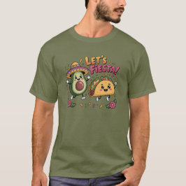 Celebrate Cinco de Mayo Avocados & Tacos Fiesta T Shirt