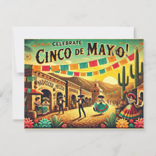 Celebrate Cinco de Mayo Vykort