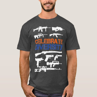 Celebrate Diversity Different    GunGun Älskare T Shirt
