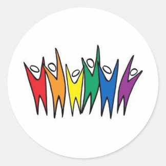 Celebrate DIversity Runt Klistermärke