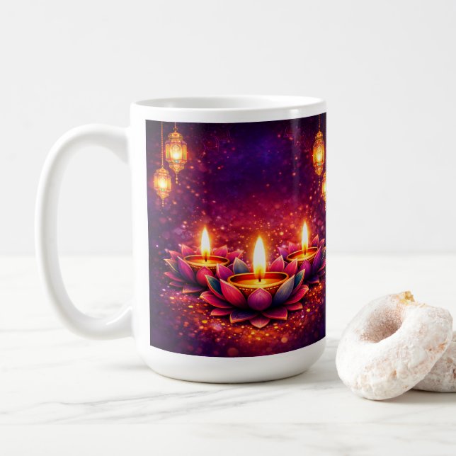 Celebrate Diwali Festival, Coffee Mug Kaffemugg (Med munk)