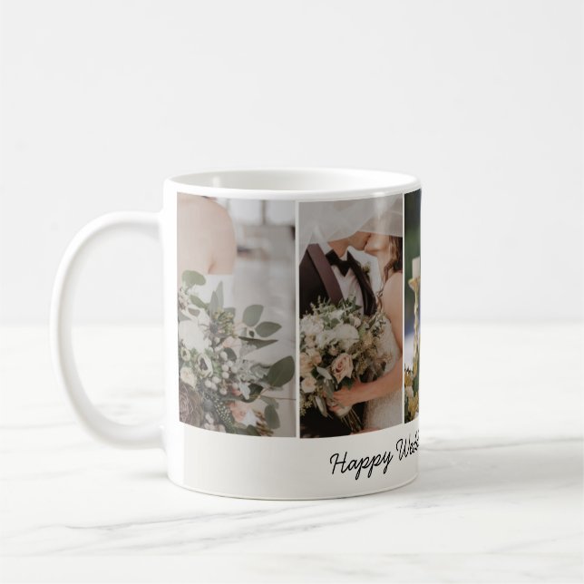 "Celebrate EExternal Kärlek - Anniury Photo Mugg" Kaffemugg (Vänster)