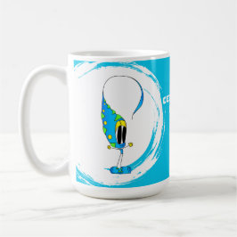 Celebrate Every Day Colorful Cartoon Kaffemugg