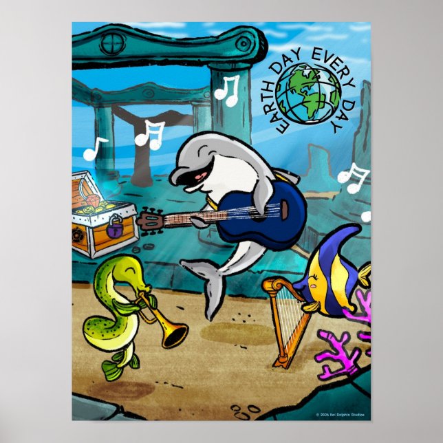 Celebrate Every Day with Kai Dolphin in Jamaica! Poster (Framsidan)