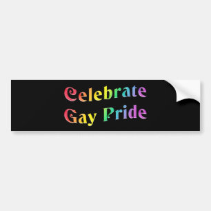 Celebrate Gay pride Bildekal