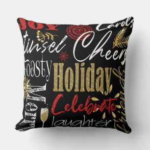 Celebrate Helgdag Black/Guld Pillow Kudde