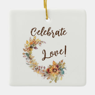 Celebrate Kärlek Julgransprydnad Keramik