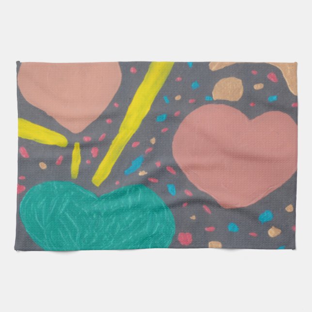 Celebrate Kärlek Kitchen Towel Kökshandduk (Horisontell)