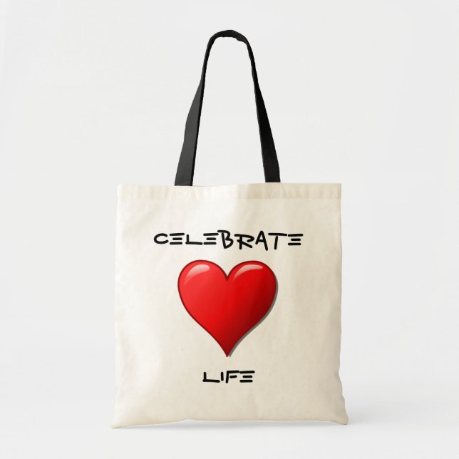 Celebrate Life Bag Tygkasse (Framsidan)