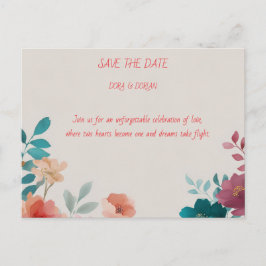 Celebrate Love and Joy with a wedding invitation Inbjudan Vykort