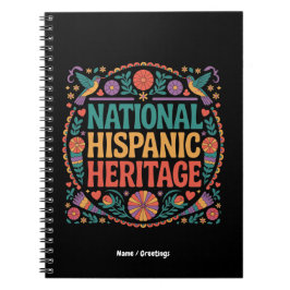 Celebrate National Hispanic Heritage Month Pride Anteckningsbok