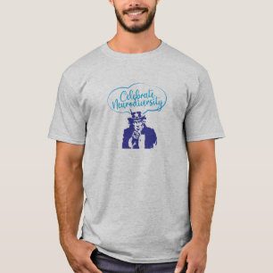 CELEBRATE NEURODIVERSITET UNCLE SAM T SHIRT