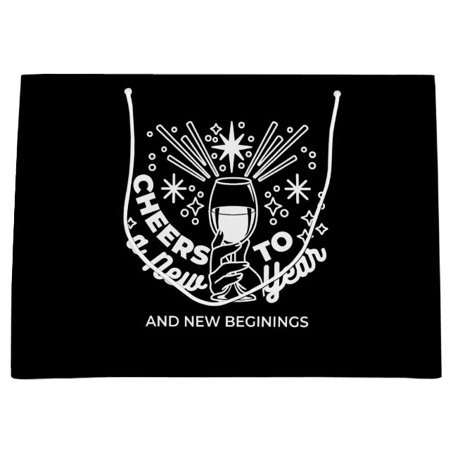 Celebrate New Beginnings Vin Glass Illustration (Framsidan)