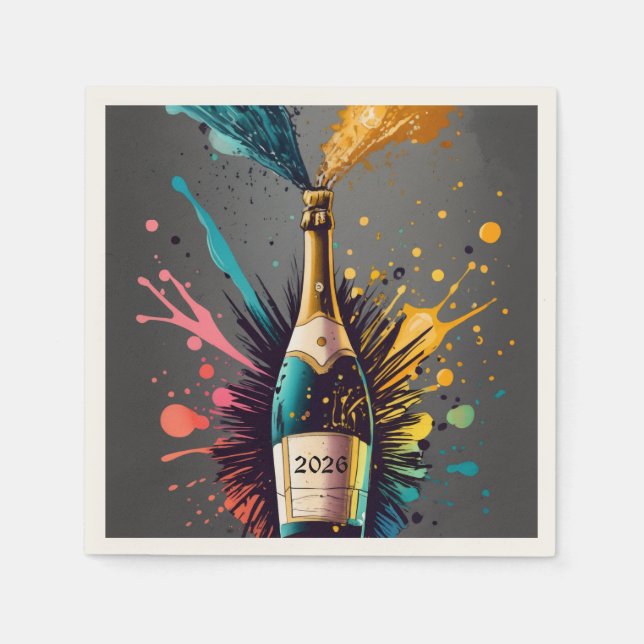 Celebrate NYE  Pappersservett (Framsidan)