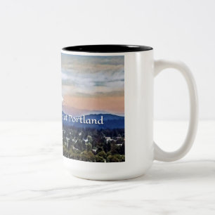 Celebrate Portland, Oregon Två-Tonad Mugg