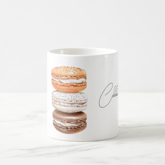 Celebrate Pumpkin Vanilla Chocolate Macaroons Kaffemugg (Center)