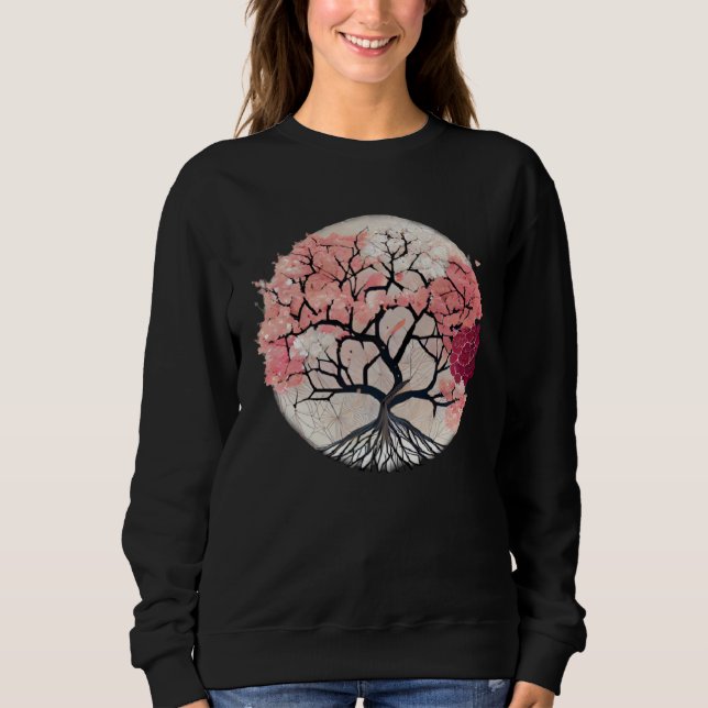 Celebrate Renewal and Growth with Blossoming Tree  T Shirt (Framsida)
