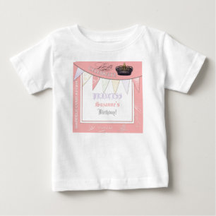 Celebrate Royally Princess Födelsedagsfest Girl T Shirt