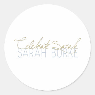 Celebrate Sarah Runt Klistermärke