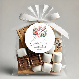 Celebrate S'mores Kit Camp Brud Möhippa Runt Klistermärke