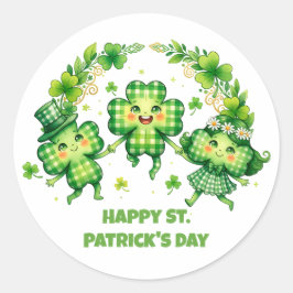 Celebrate St. Patrick’s Day Runt Klistermärke