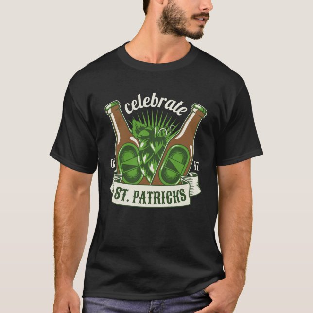 Celebrate St Patricks 0317 T Shirt (Framsida)