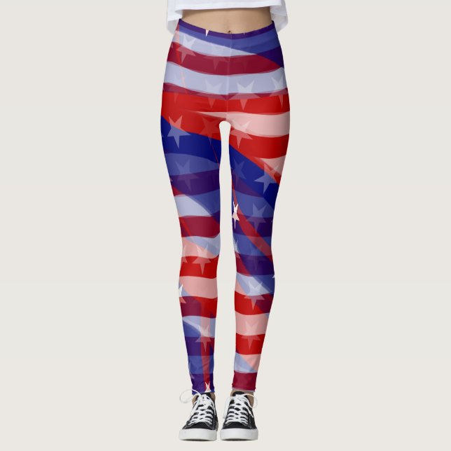 Celebrate Stars och stripes Leggings (Framsida)