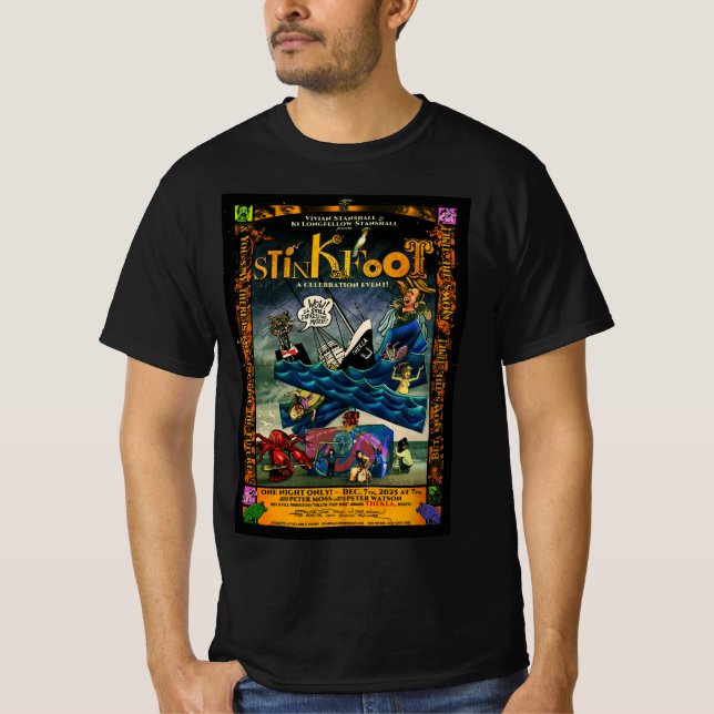 Celebrate Stinkfoot's 40th T-Shirt 2025 (Framsida)