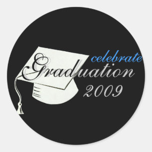 Celebrate Studenten 2009 Sticker Runt Klistermärke