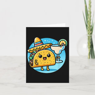 Celebrate Taco Margarita Festive Mexican Food Cinc Kort