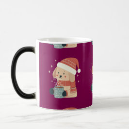 Celebrate the magic of Christmas - Dog Magisk Mugg