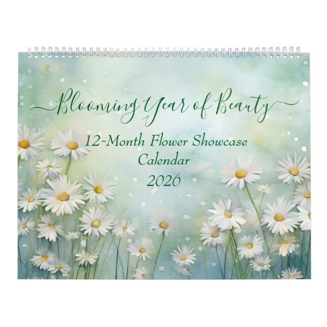 Celebrate the Seasons in Bloom – 2026 Floral  Kalender (Omslag)