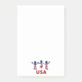 Celebrate USA Post-it Block