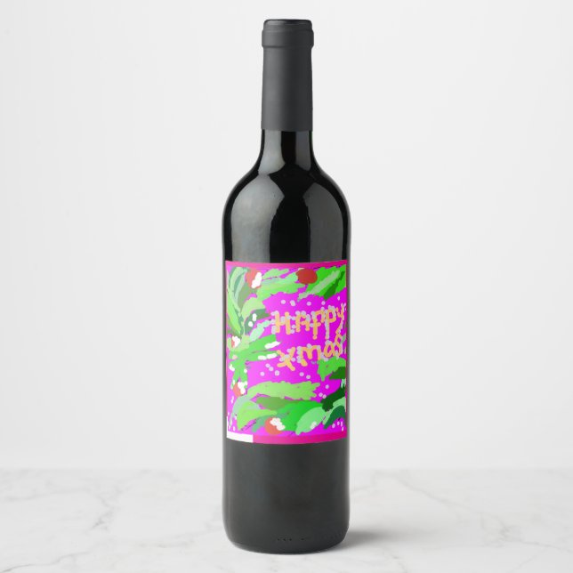 Celebrate Vinflaska Etikett (Framsida)
