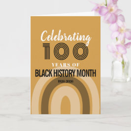 Celebrating 100 Years Of Black History Month Kort