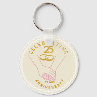 Celebrating 25 years Giveaways Nyckelring