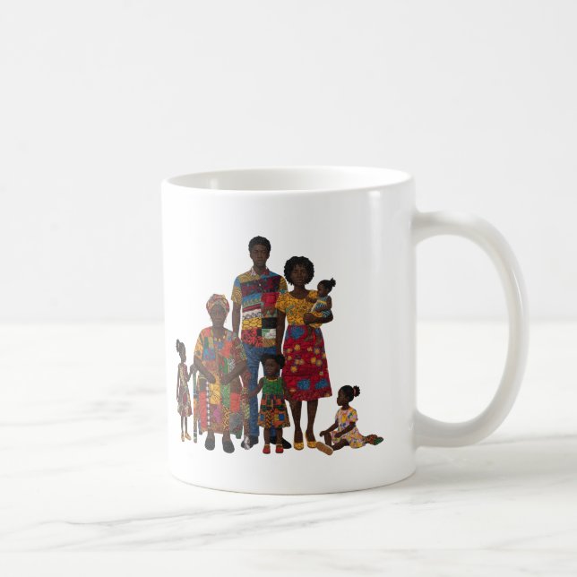Celebrating Black Family Coffee Mug Kaffemugg (Höger)
