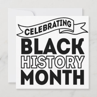 Celebrating Black History Month Inbjudningar