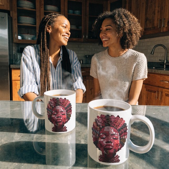 Celebrating Black Women Coffee Mug Kaffemugg (Skapare uppladdad)