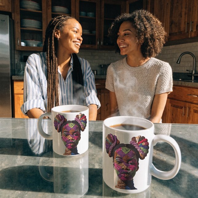 Celebrating Black Women Coffee Mug Kaffemugg (Skapare uppladdad)