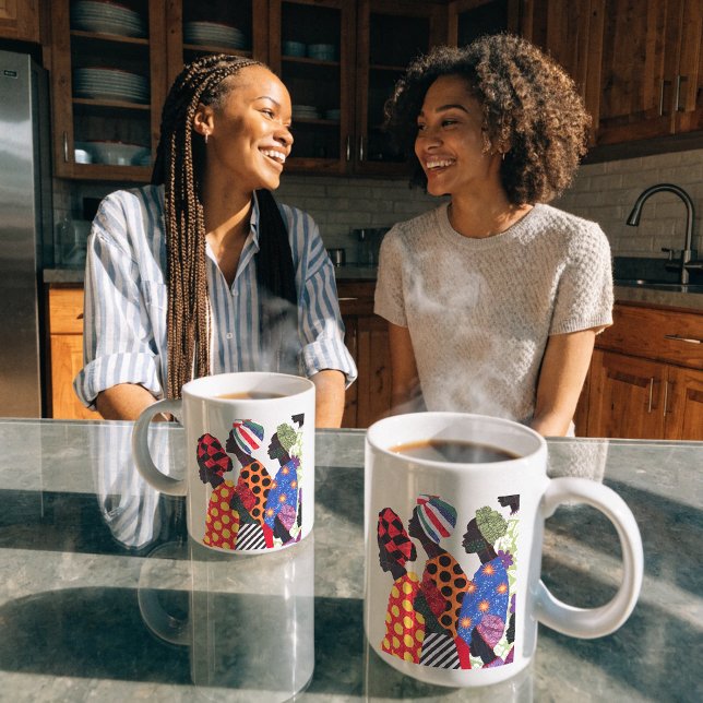 Celebrating Black Women Coffee Mug Kaffemugg (Skapare uppladdad)