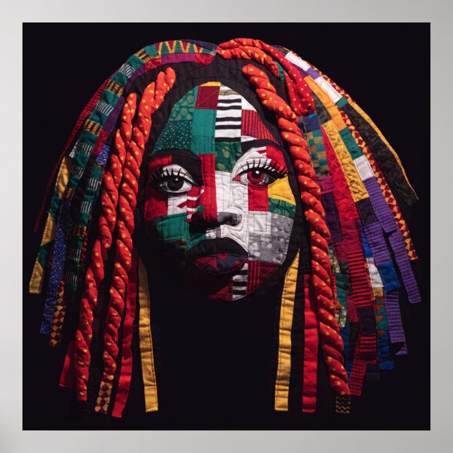 Celebrating Colorful Black Women Poster (Framsidan)