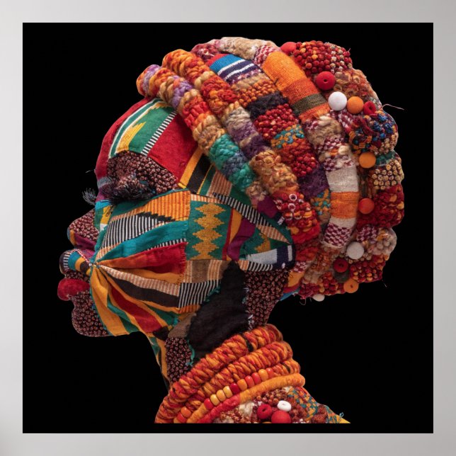 Celebrating Colorful Black Women Poster (Framsidan)