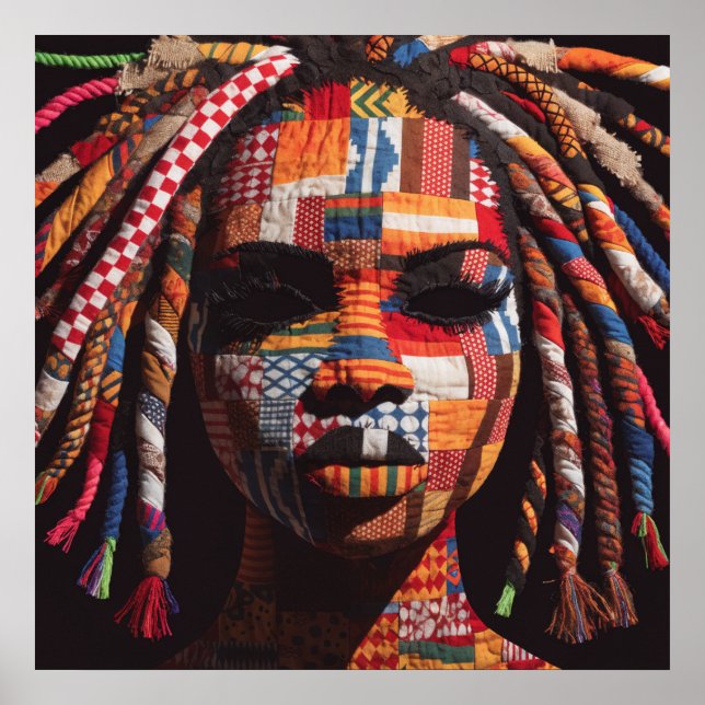 Celebrating Colorful Black Women Poster (Framsidan)