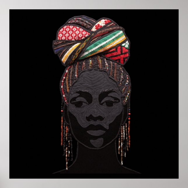 Celebrating Colorful Black Women Poster (Framsidan)