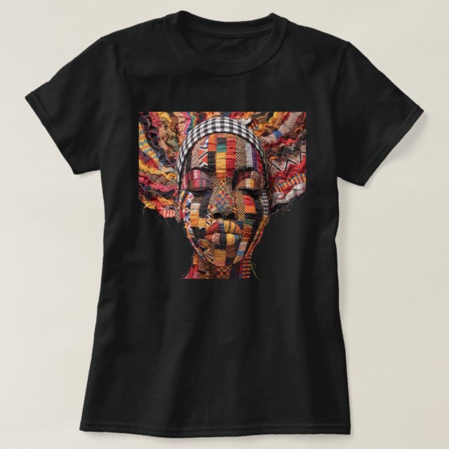 Celebrating Colorful Black Women T-Shirt (Design framsida)