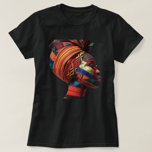 Celebrating Colorful Black Women T-Shirt (Design framsida)