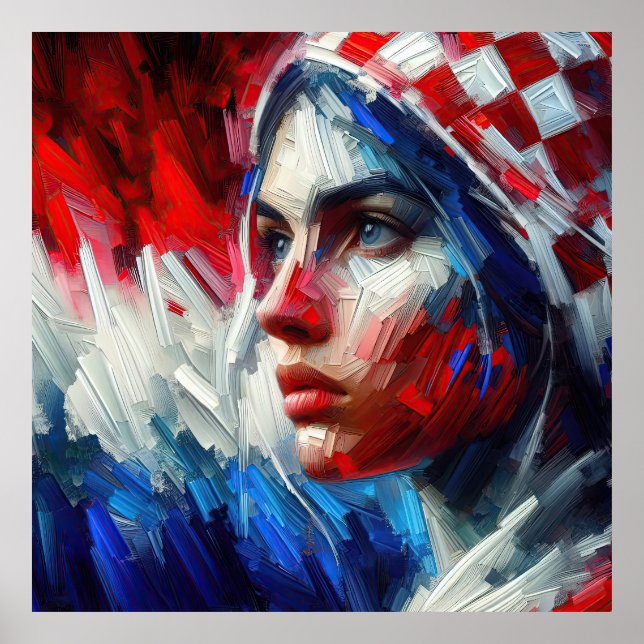 Celebrating Croatia Journey Through Art, sport Poster (Framsidan)