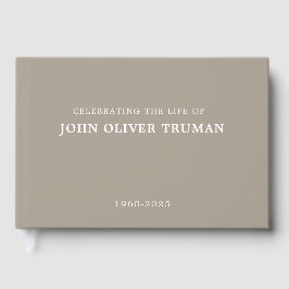 Celebrating Life of Personalized Memorial Funeral Gästböcker
