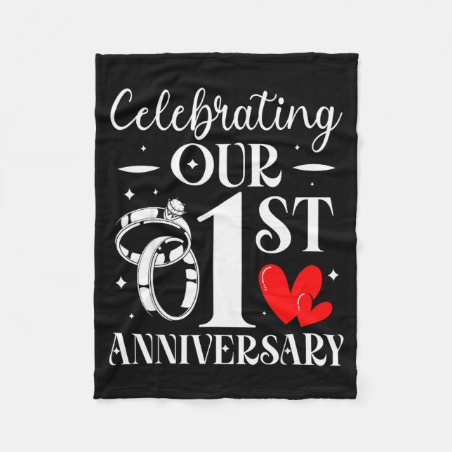 Celebrating Our 1st Wedding Anniversary 1 Year Of  Fleecefilt (Framsidan)